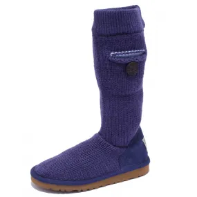 3247Y (NO BOX) stivale bimba girl UGG scarpe wool shoe boot violet blue