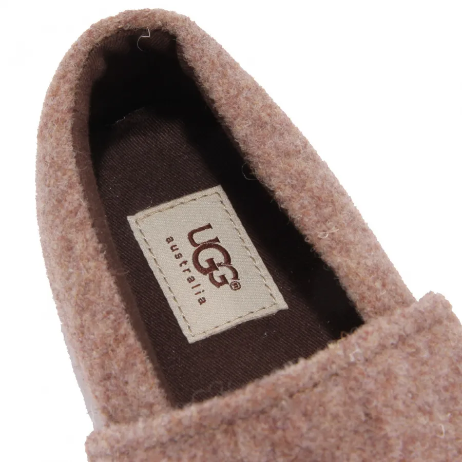 7237AA (NO BOX) SCARTCHED wool mocassino uomo brown melange UGG loafer man