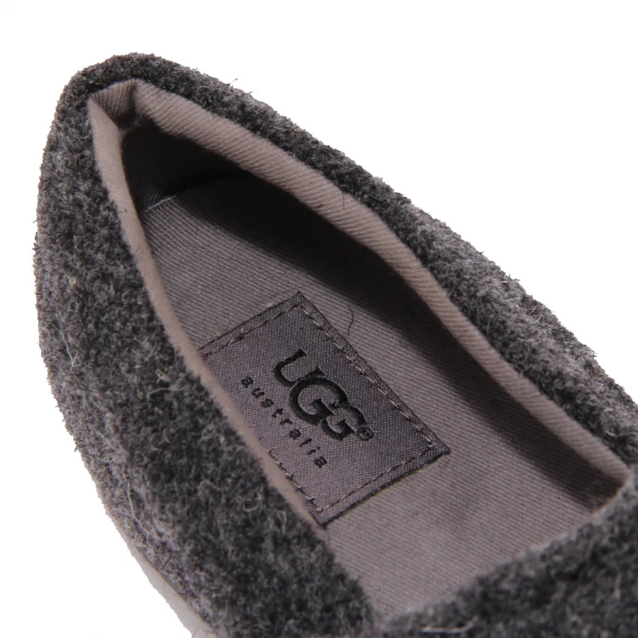 7394AA (WITHOUT BOX) wool mocassino uomo black melange UGG loafer man