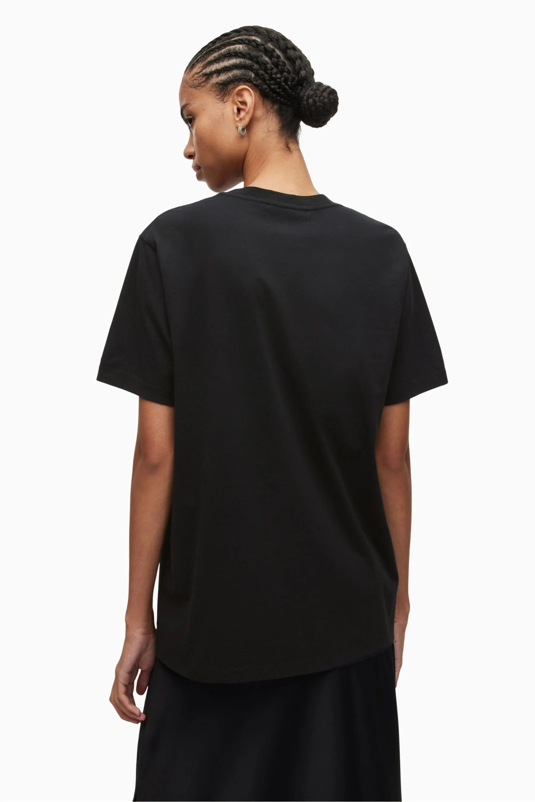 AllSaints Pippa Boyfriend 100% Cotton T-Shirt    