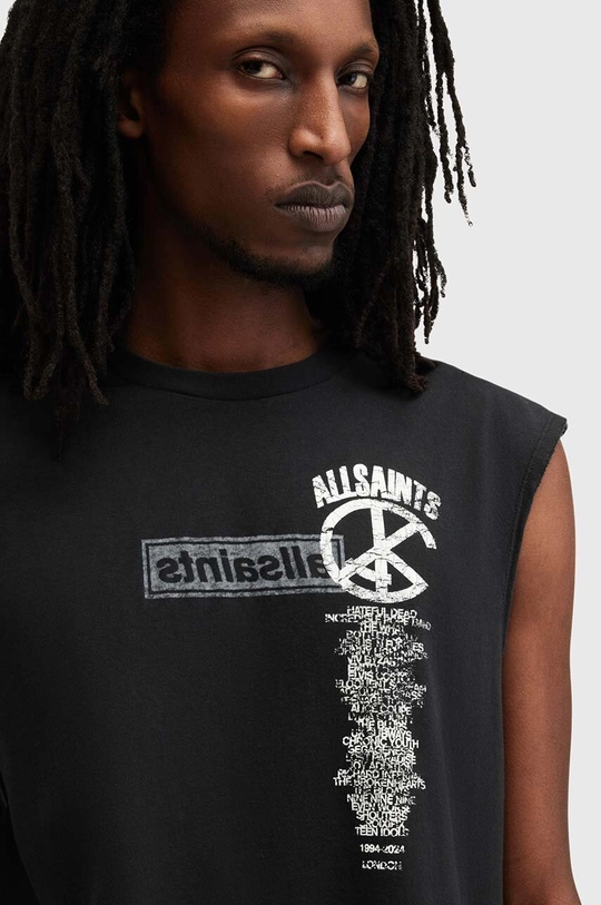 AllSaints top in cotone STOCK SL CREW