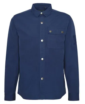 Barbour Circuit Overshirt Washed Cobalt