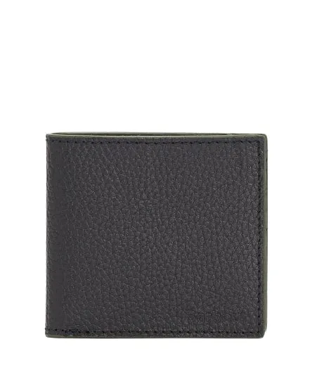 Barbour Grain Leather Billfold Wallet MLG0021BK11