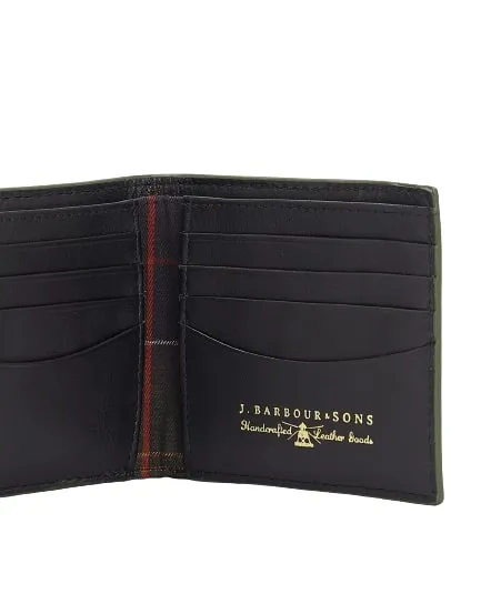 Barbour Grain Leather Billfold Wallet MLG0021BK11