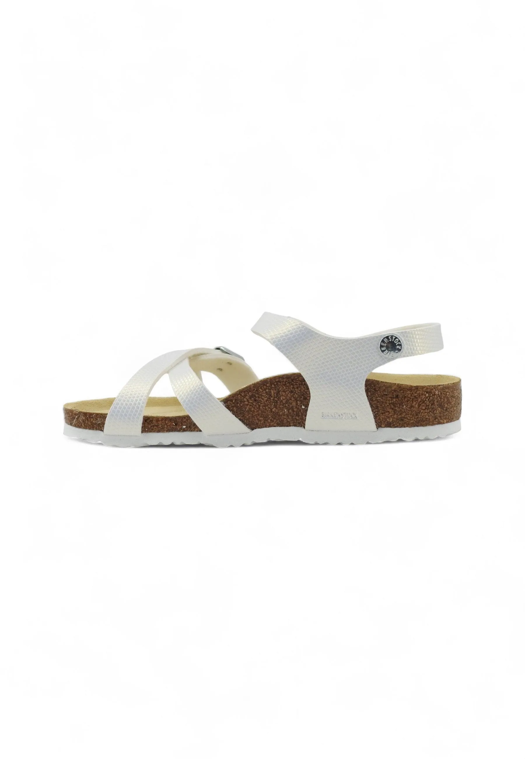 BIRKENSTOCK Kumba Kids Sandalo Bambino Shiny Lizard White 1026909