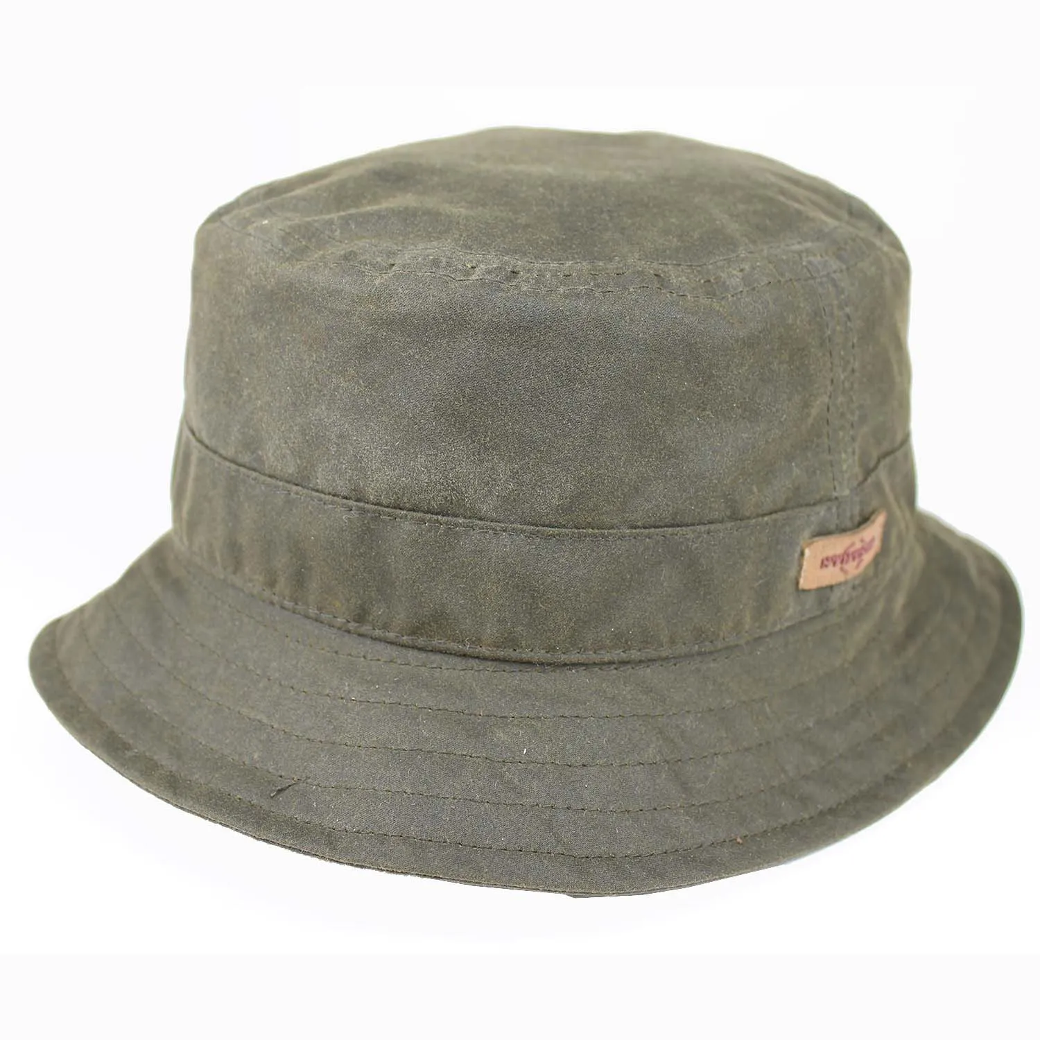 Bucket hat di Stetson in tessuto cerato – Cappello uomo da pioggia