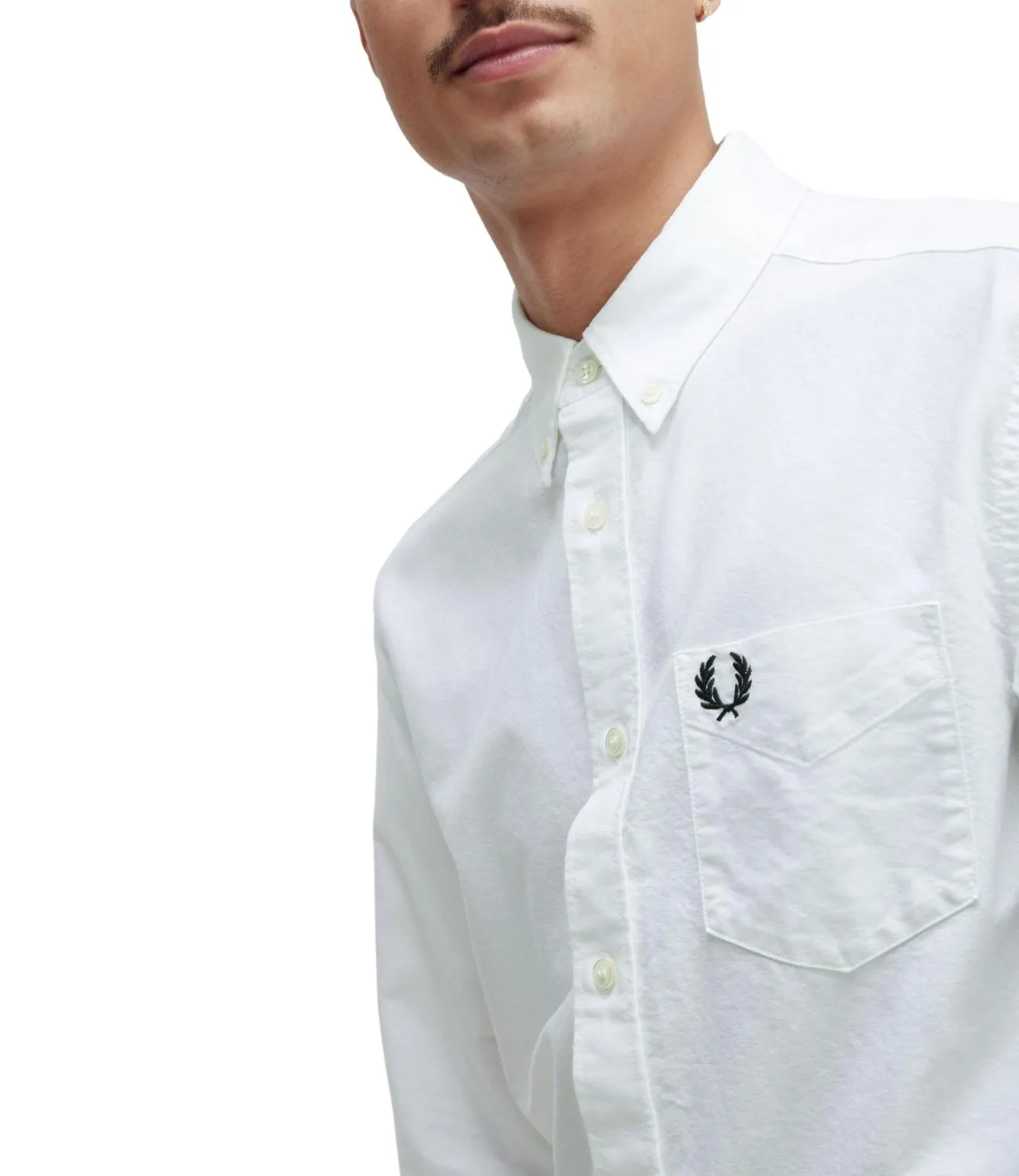 Camicia Fred Perry Oxford bianca