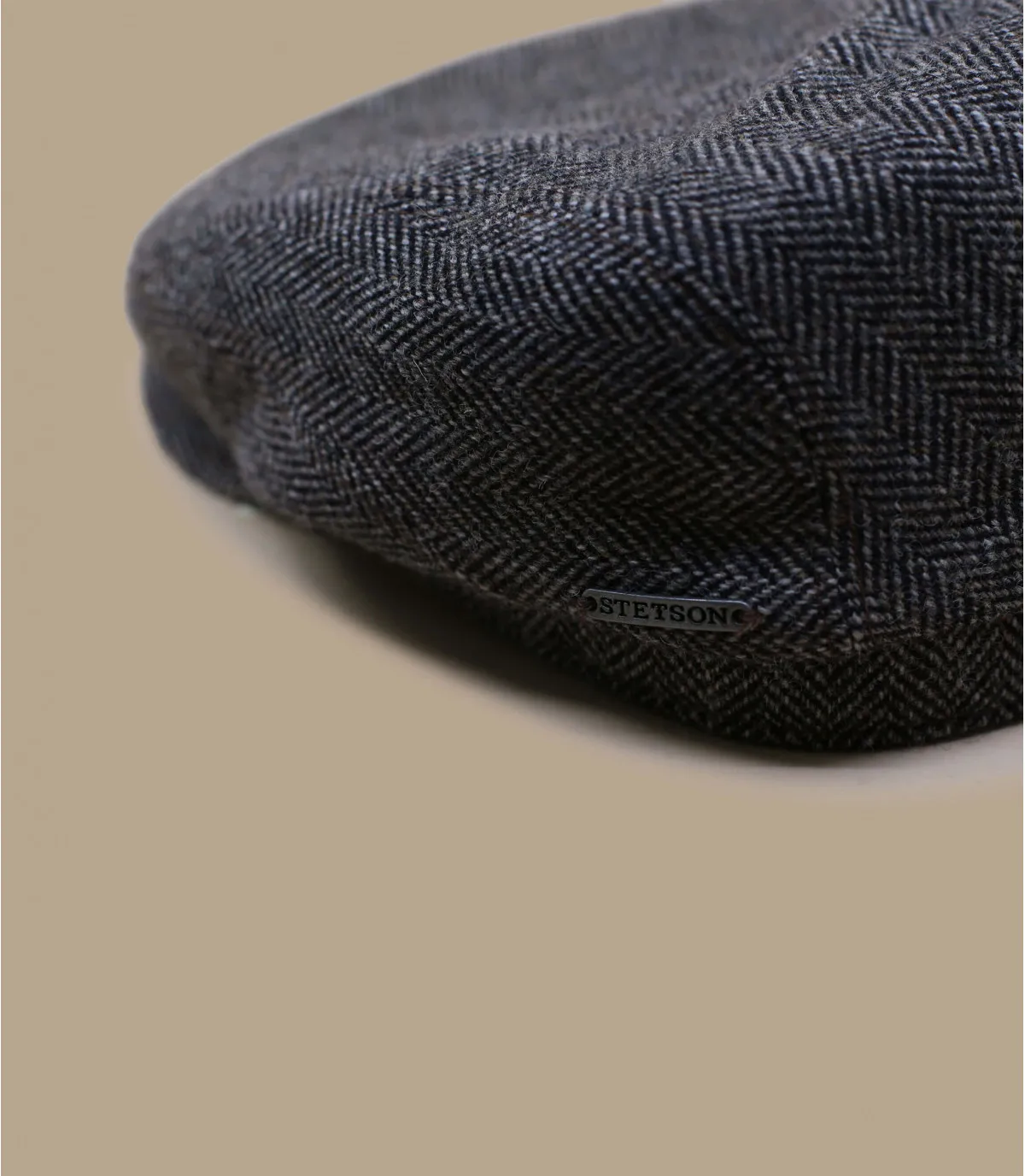 Cappellino piatto Stetson grigioBelfast woolrichgrey     