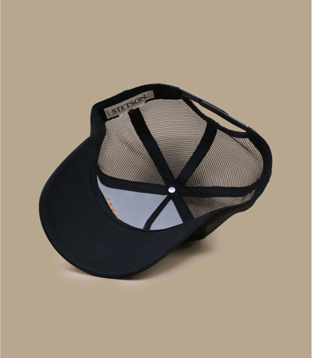 Cappellino trucker stetson nero e blu navy  Trucker Cap Wild Ones     