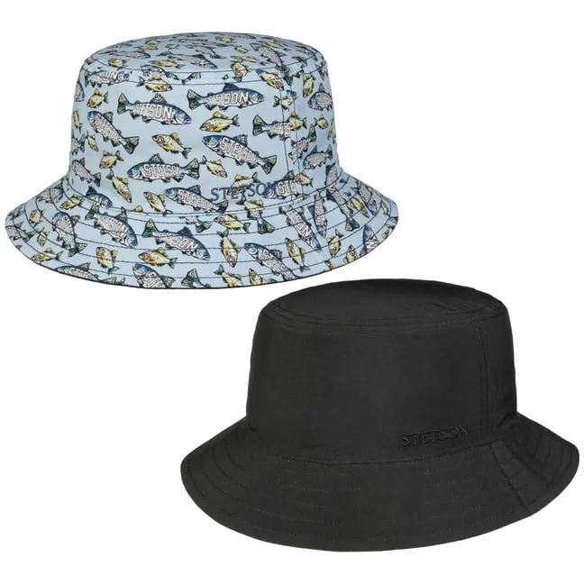      Cappello Reversibile Allover Fish by Stetson  