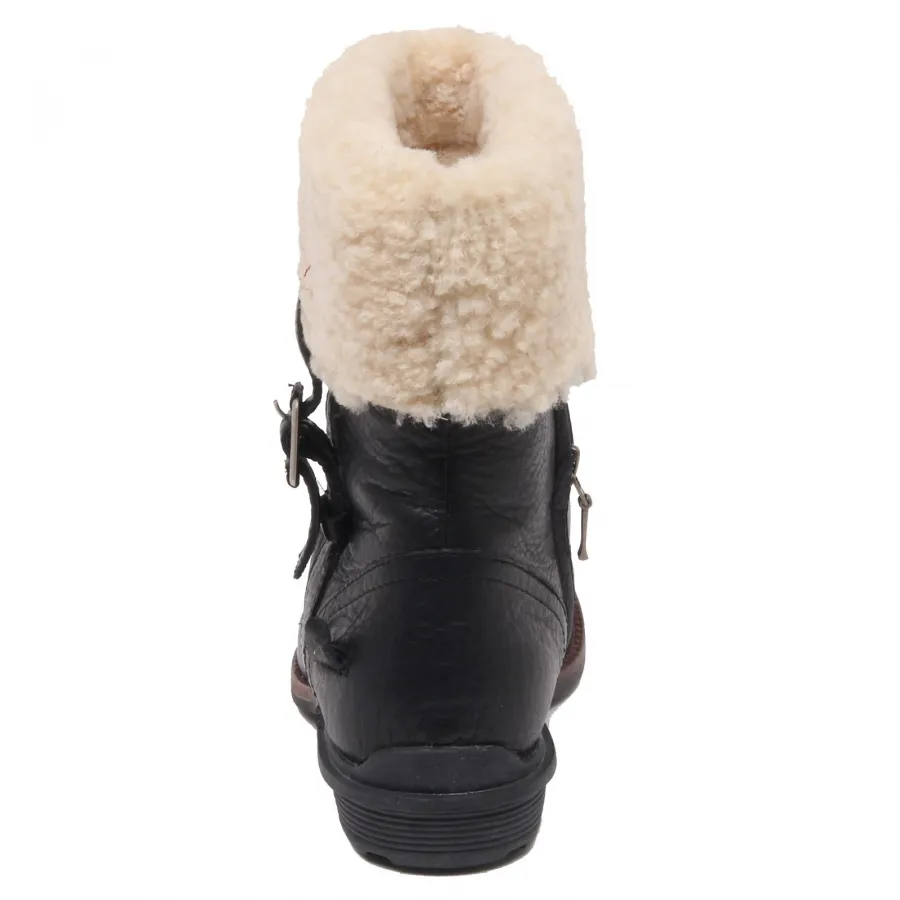 F0172 (NO BOX) stivale donna black UGG scarpe boot shoe woman