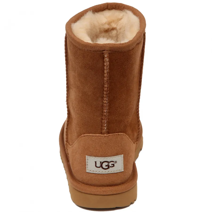 F6432 stivale bimba girl light brown UGG CLASSIC II boot scarpe shoe