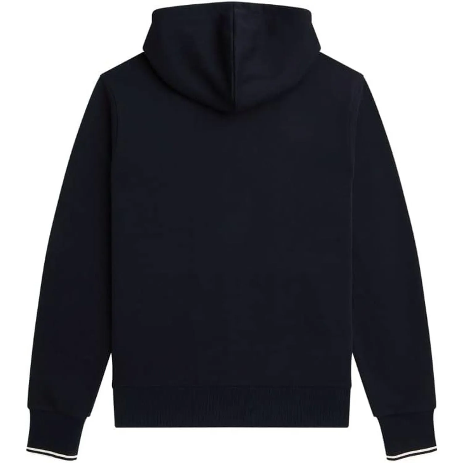 Felpa FRED PERRY Uomo HOODED ZIP THROUGH Navy