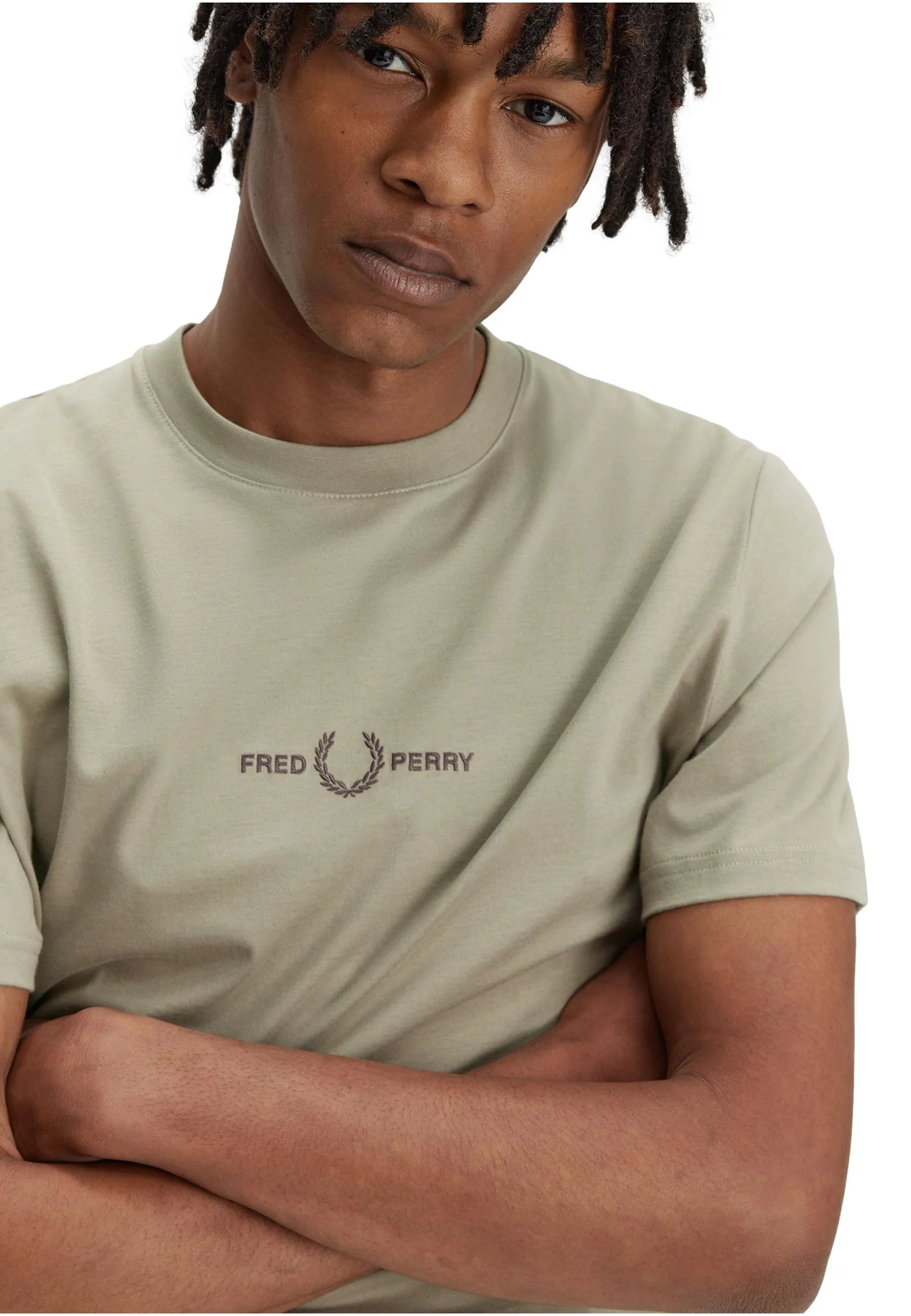 Fred Perry embroidered t-shirt