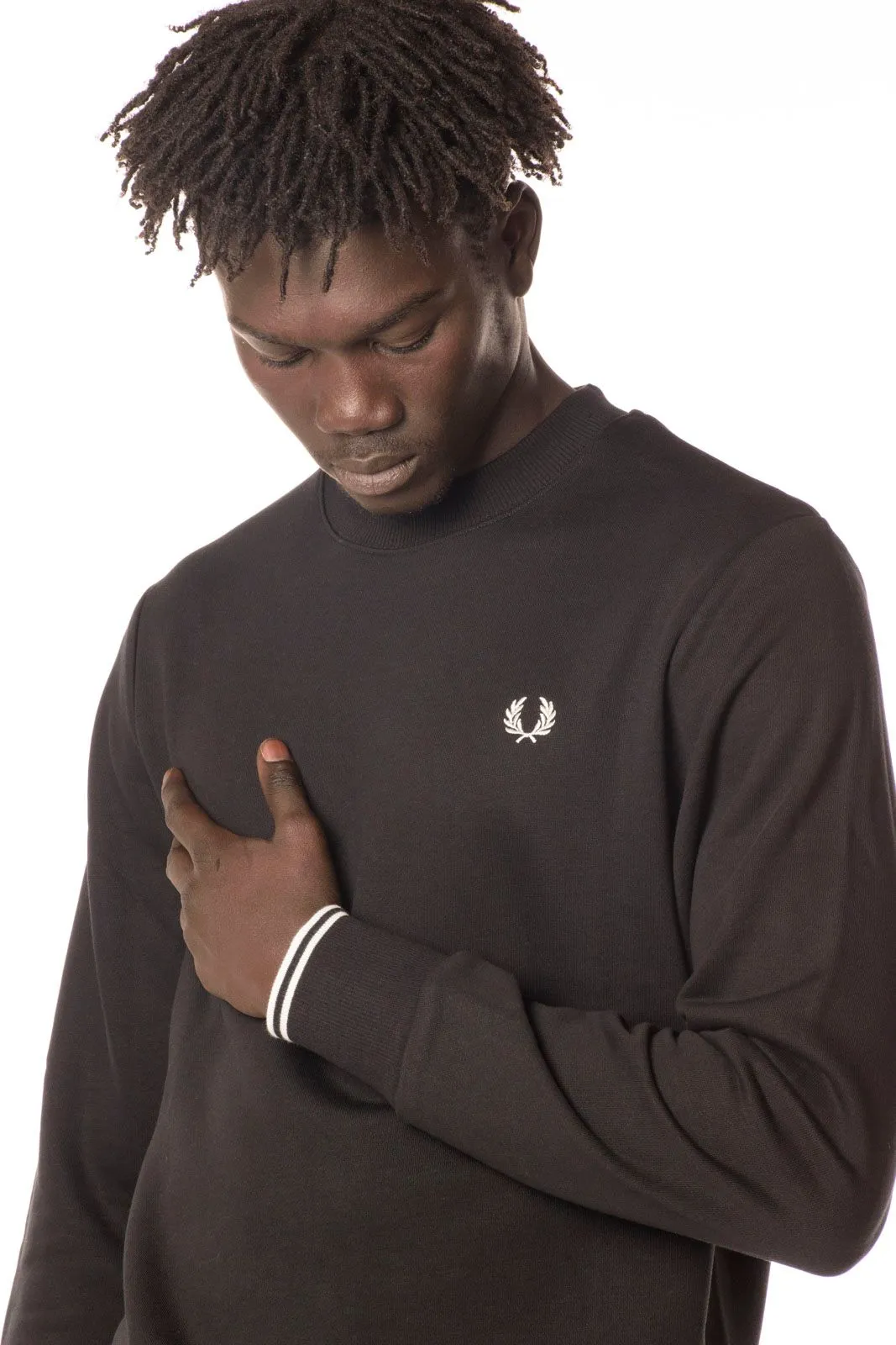 Fred Perry Felpa Girocollo Uomo