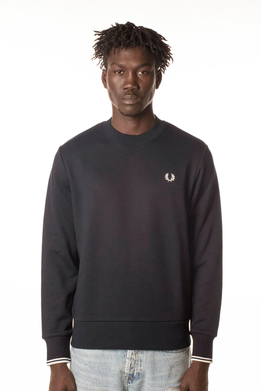 Fred Perry Felpa Girocollo Uomo