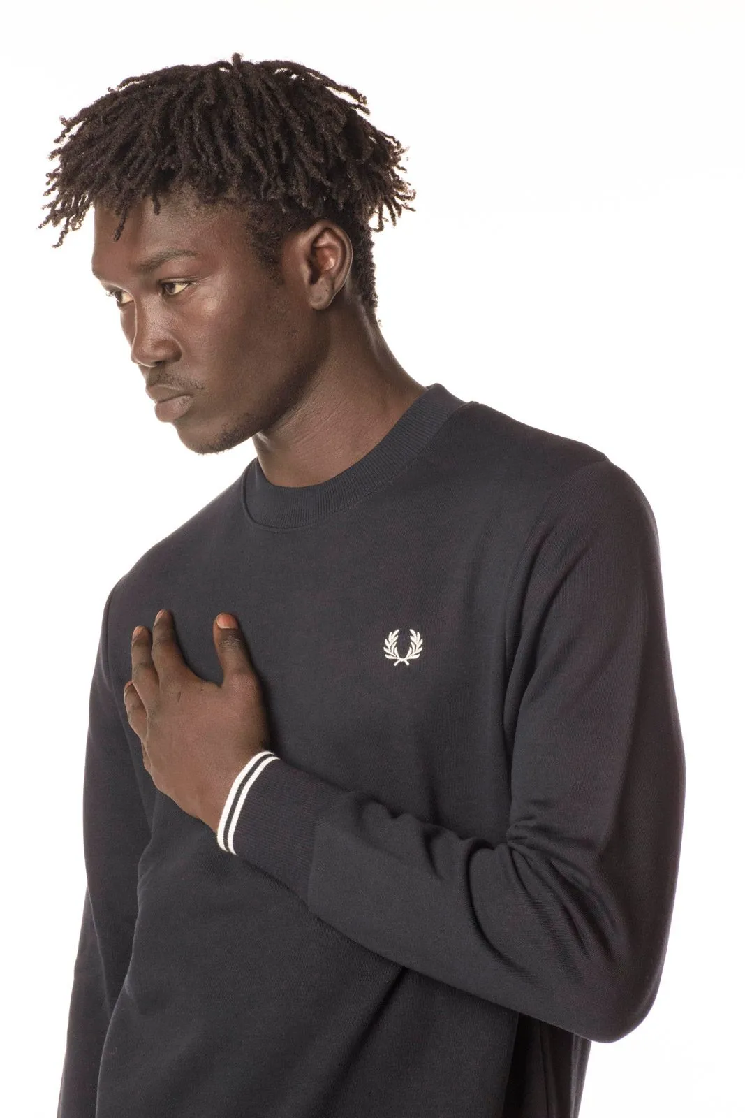 Fred Perry Felpa Girocollo Uomo