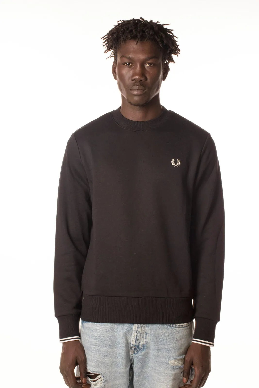 Fred Perry Felpa Girocollo Uomo