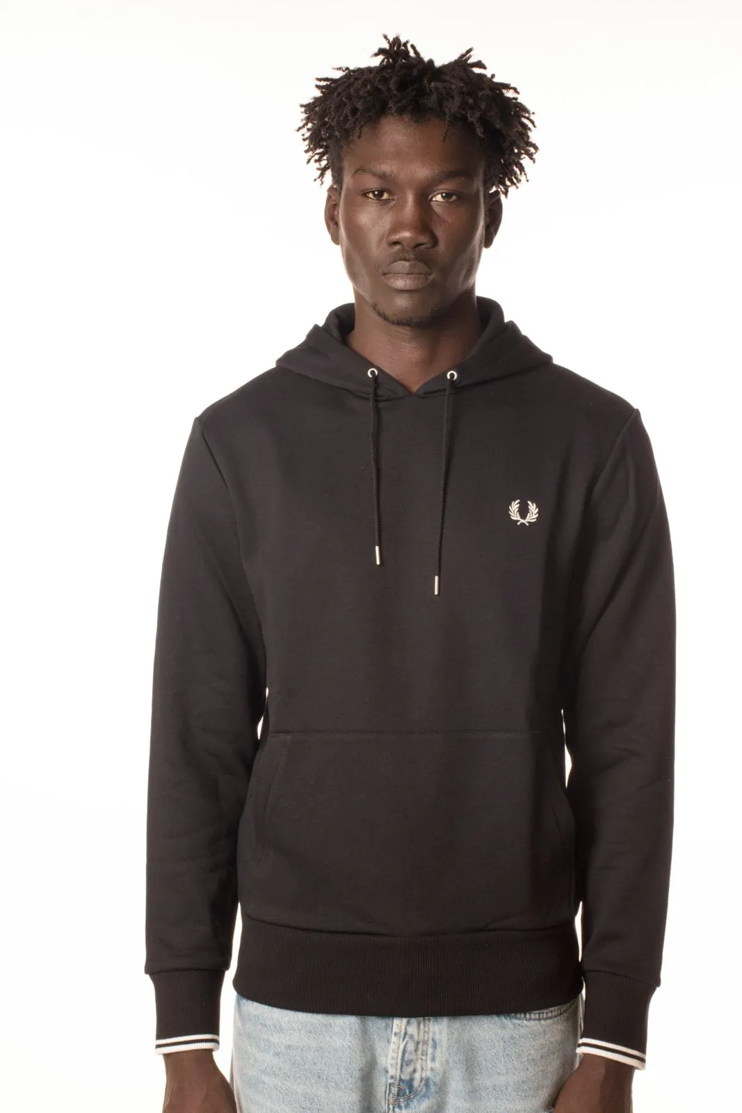 Fred Perry Felpa Tipped Hooded Uomo