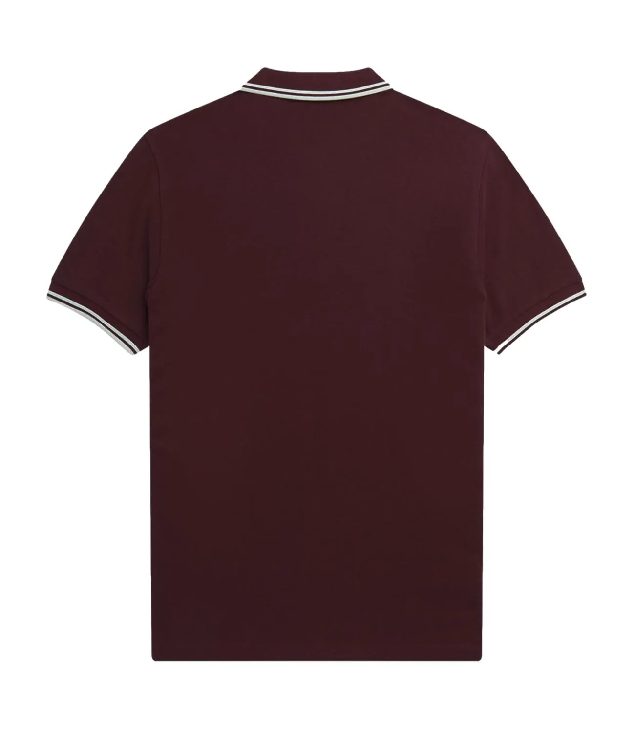 Fred Perry Polo uomo bordeaux twin tipped