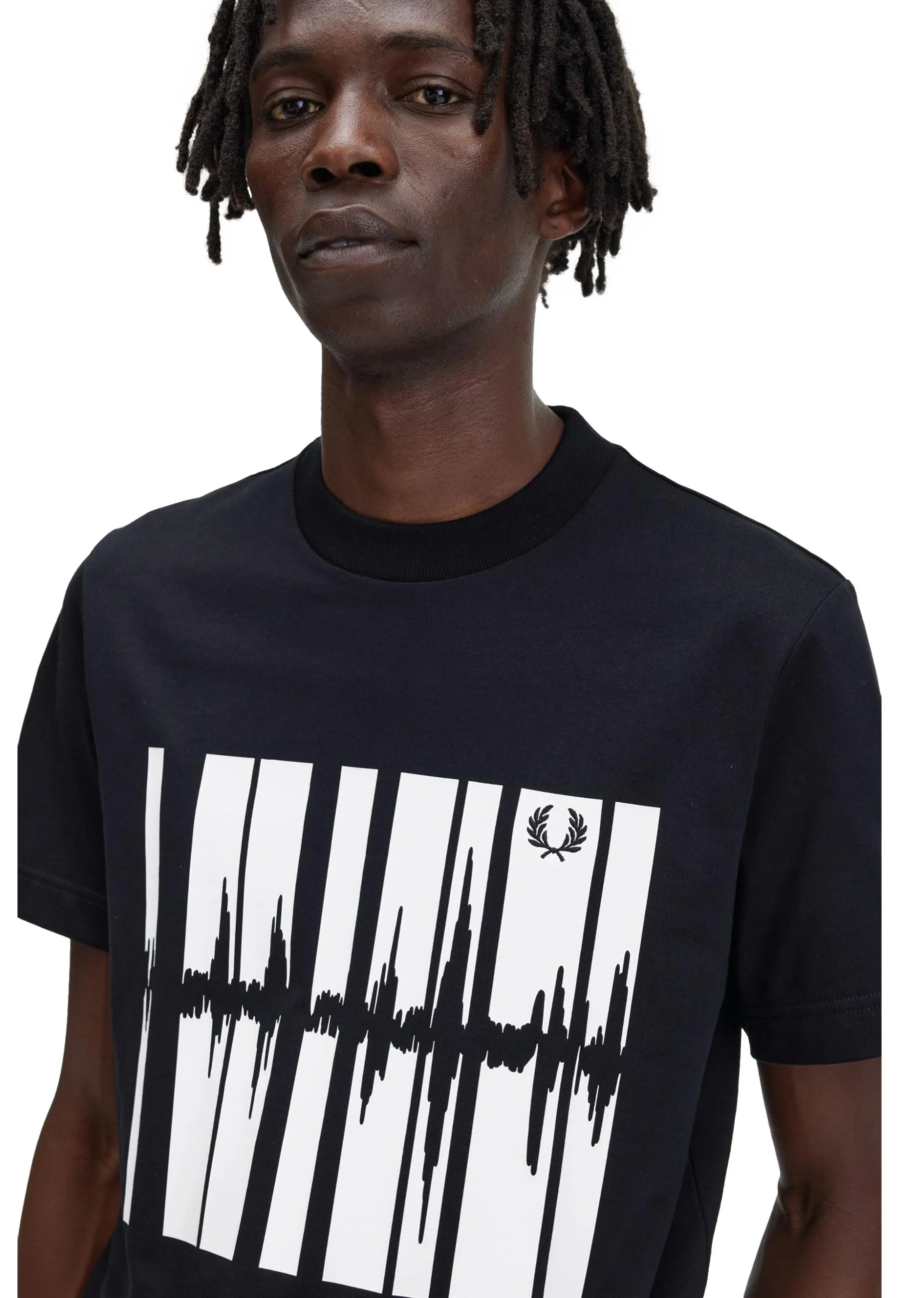 Fred Perry soundwave graphic t-shirt