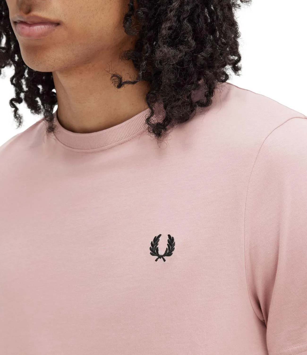 Fred Perry tshirt uomo rosa