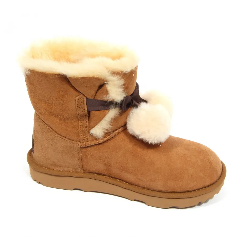 G4276 stivale bimba girl UGG GITA brown suede boot kid