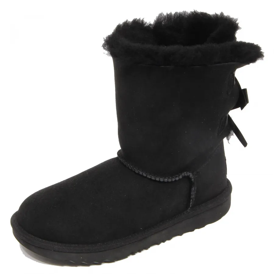 G4316 stivale bimba girl UGG BAILEY BOW black boot kid