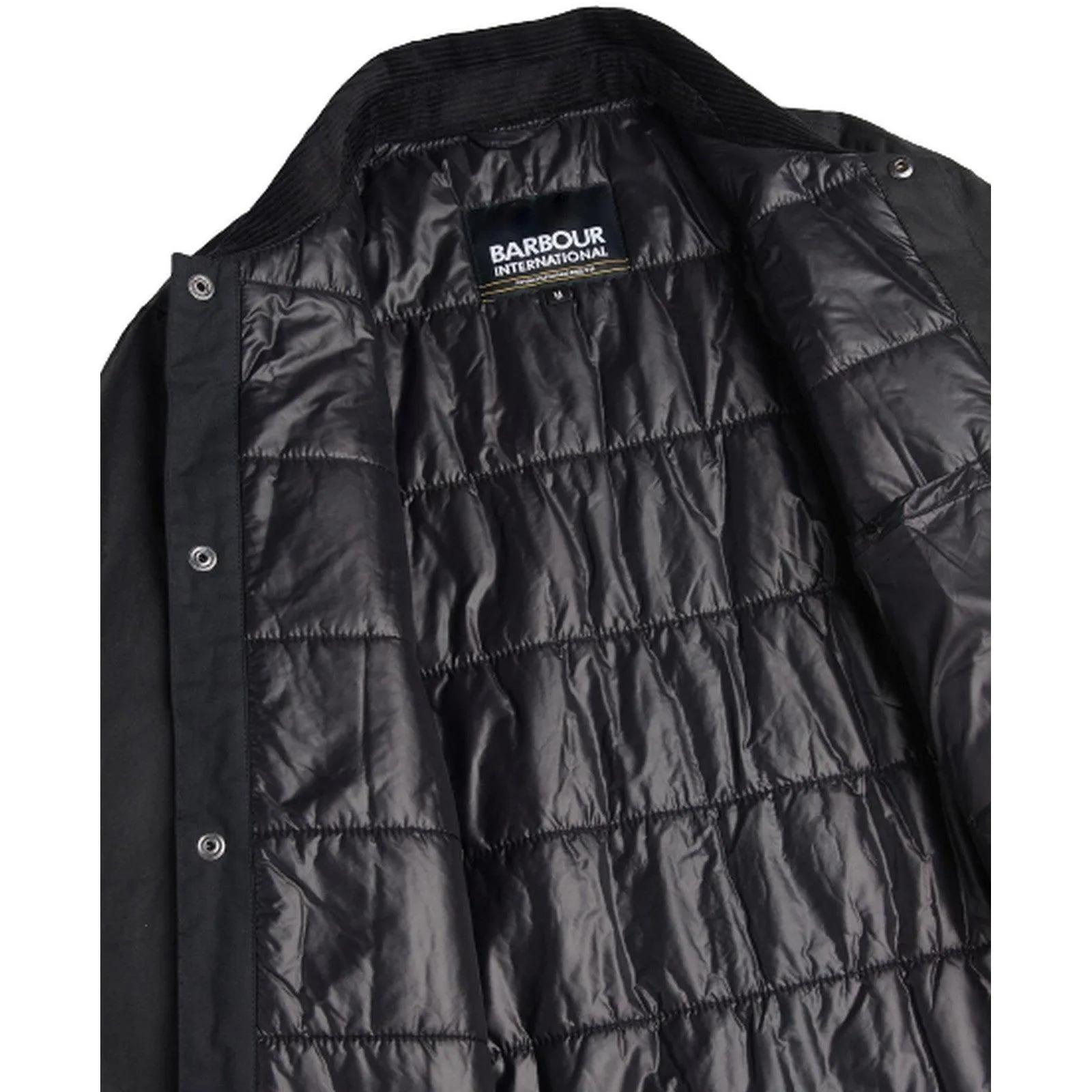 Giubbini Uomo Barbour International - Tourer Wax - Nero