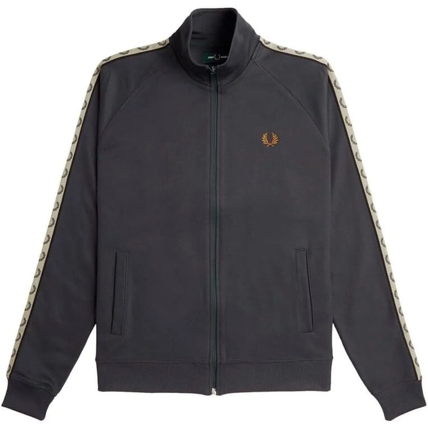 Giubbino FRED PERRY Uomo CONTRAST TAPE Grigio