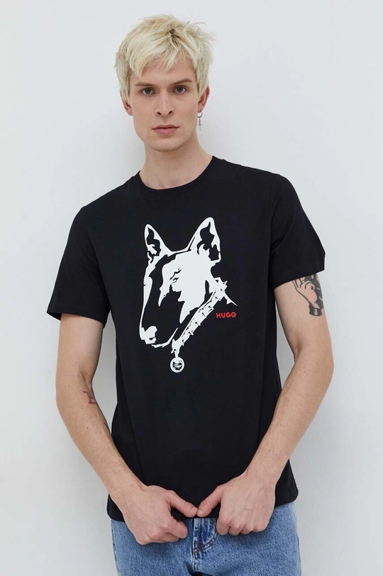 HUGO t-shirt in cotone