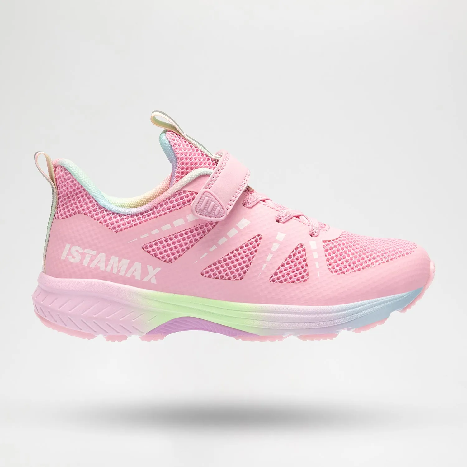 ISTAMAX KIDS IMAA3804 Rosa Multi scarpa running bambini antipronazione