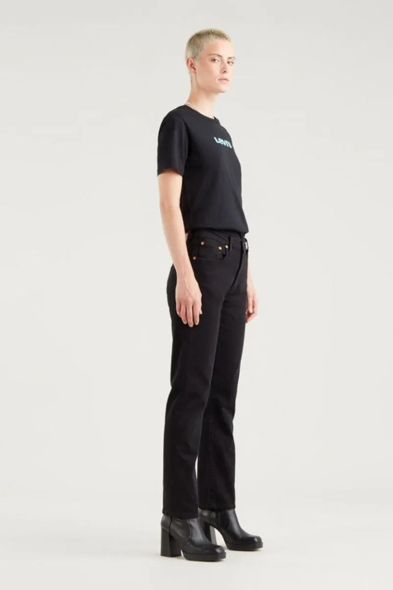 Jeans 501® Levi's® Crop L28 donna Nero