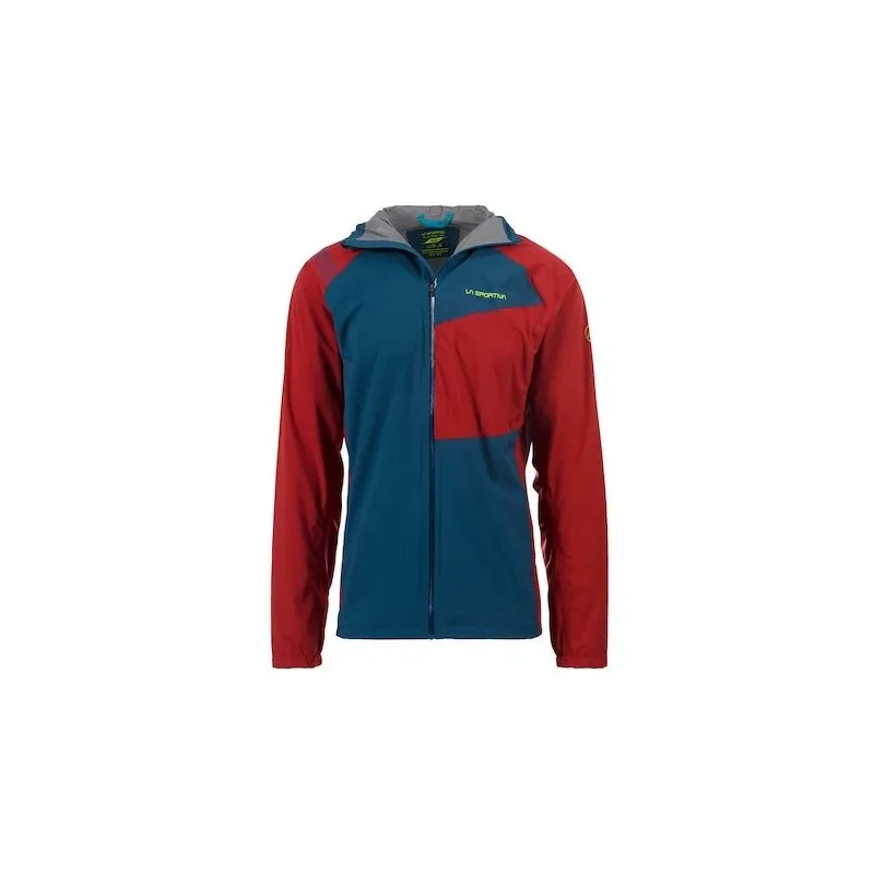 La Sportiva RUN JKT M APPAREL MOUNTAIN RUNNING - MAN OPAL/CHILI