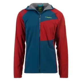 La Sportiva RUN JKT M APPAREL MOUNTAIN RUNNING - MAN OPAL/CHILI