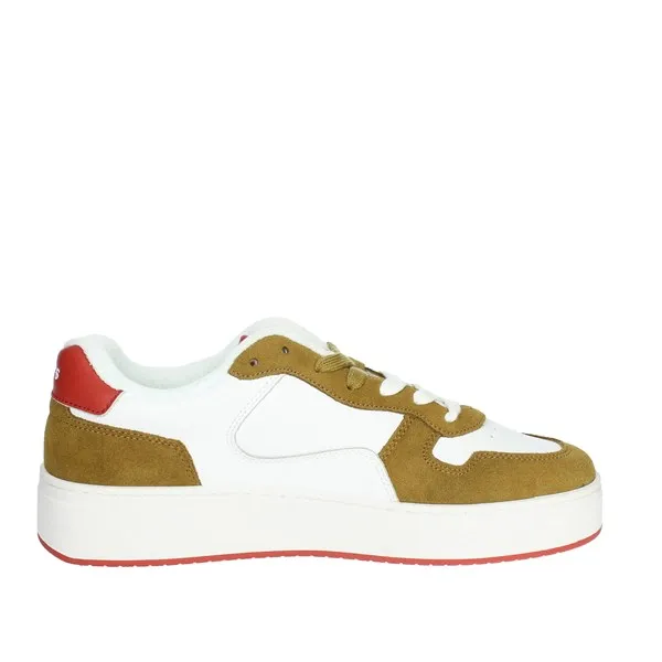 LEVI'S  SNEAKERS BASSA 235200-2750 BIANCO/CUOIO