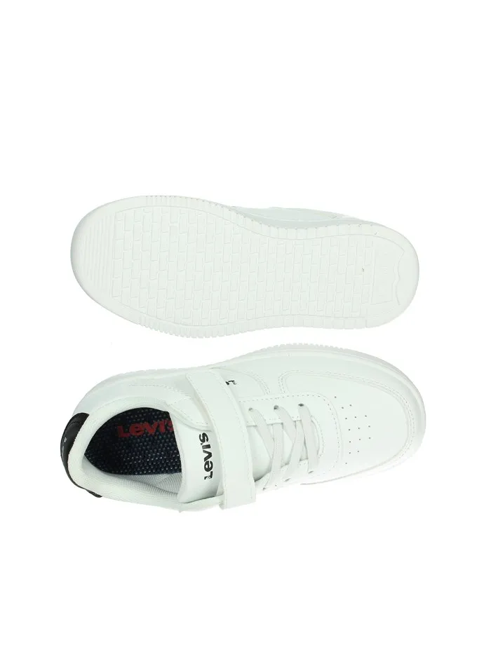 LEVI'S  SNEAKERS BASSA VUNI0070S BIANCO/NERO