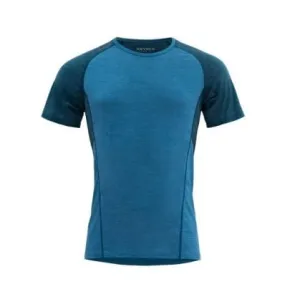 Maglietta Devold Uomo RUNNING MERINO 130 T-SHIRT MAN (Blu)