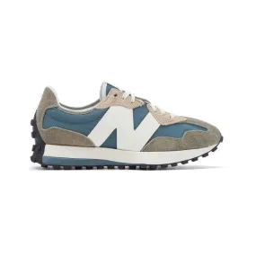 New Balance 327 Nylon/Scamosciato Petrolio/Oliva/Beige Uomo