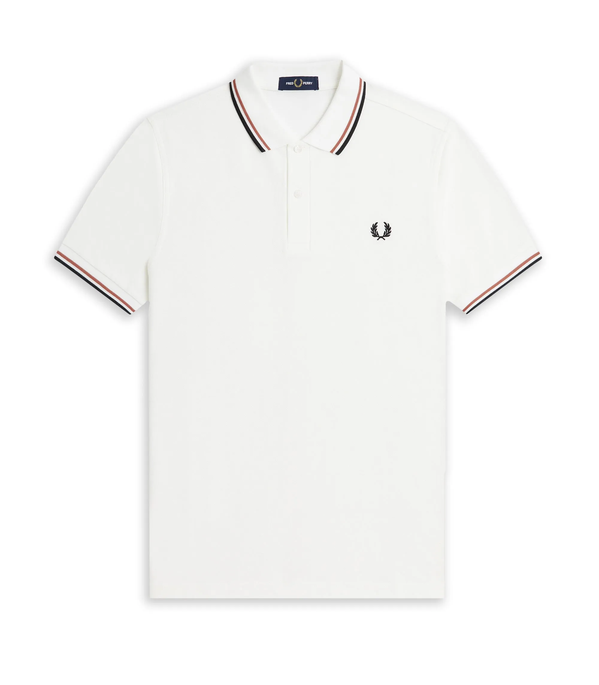 Polo Fred Perry Bianco Uomo