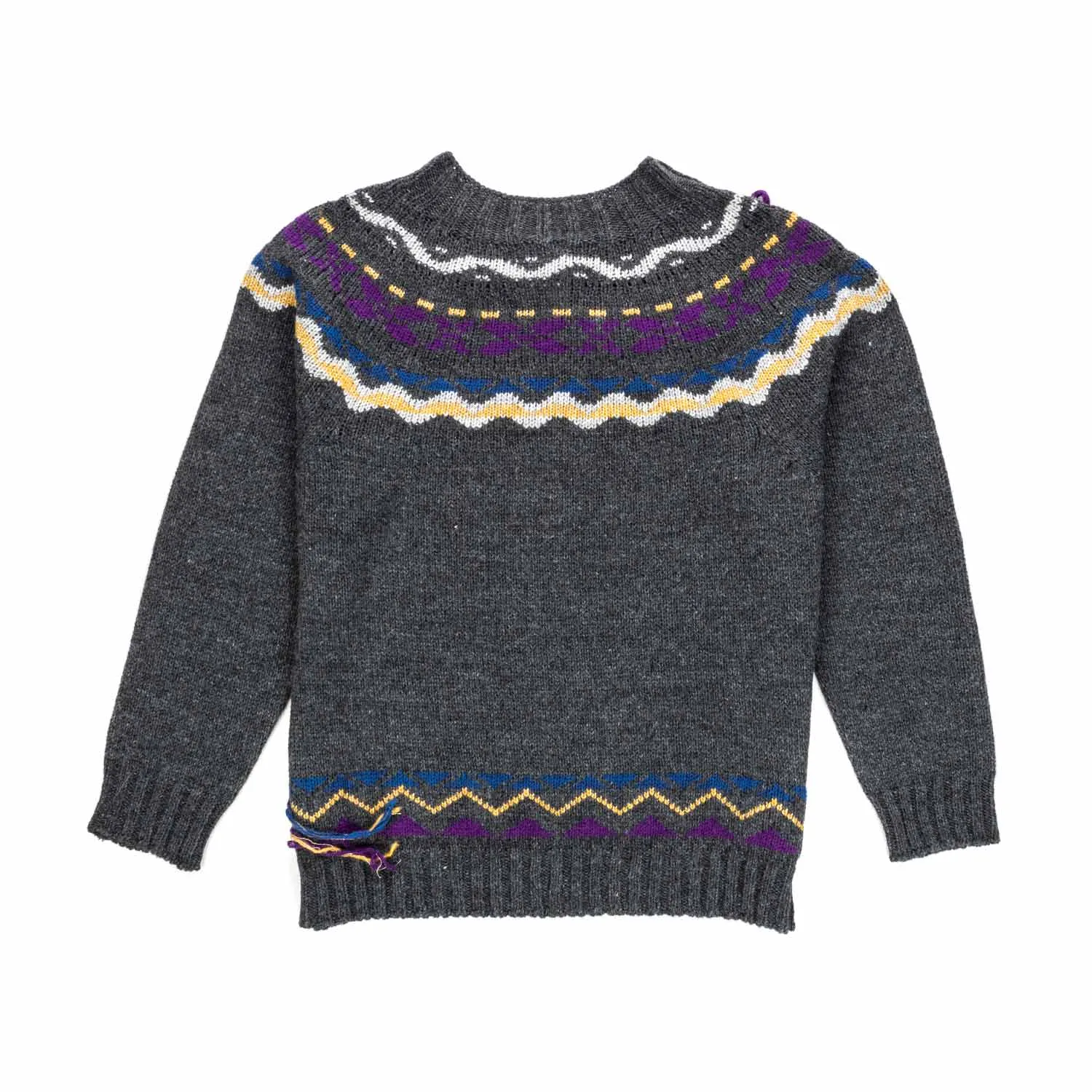 Pullover Sfrangiato Bambina Teen