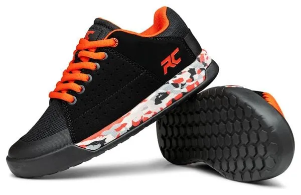 Ride Concepts x TGR Livewire Kids MTB Shoes Black/Orange