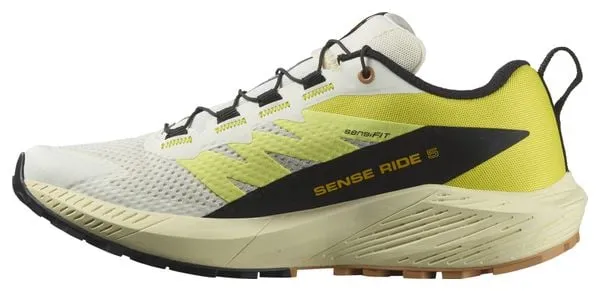 Salomon Sense Ride 5 Giallo Nero Scarpe da Trail Running Donna