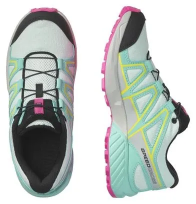 Salomon Speedcross Junior Blue Pink Kids