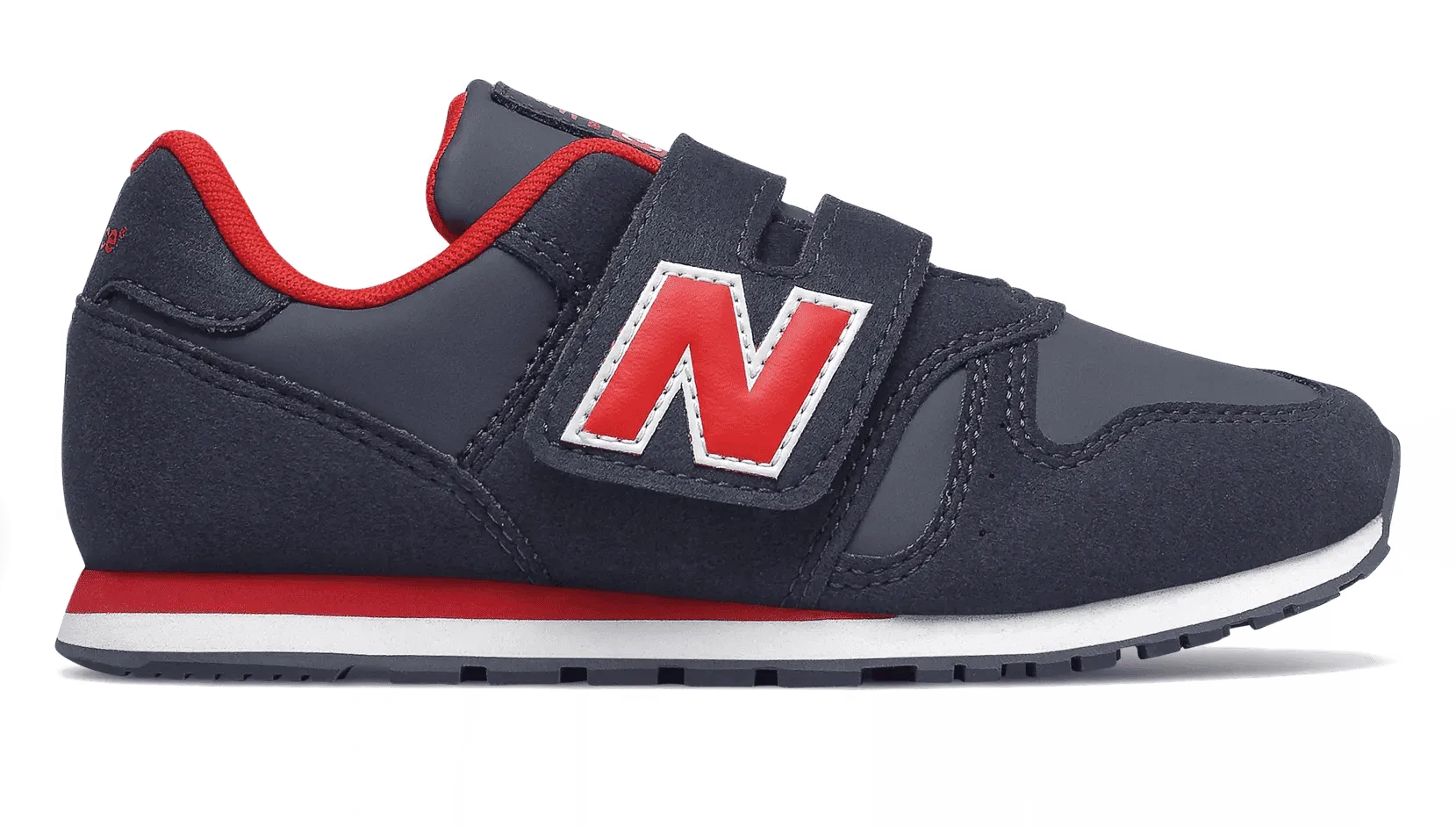 SCARPA DA BAMBINO GS NEW BALANCE 373 A STRAPPO BLU ROSSO