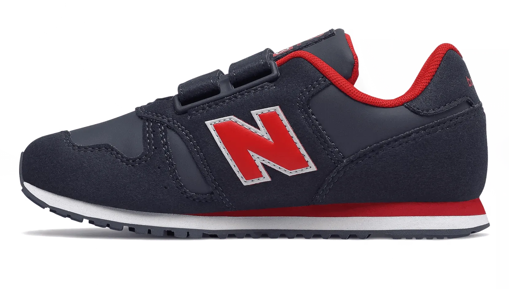 SCARPA DA BAMBINO GS NEW BALANCE 373 A STRAPPO BLU ROSSO