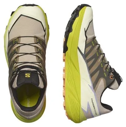 Scarpe da trail running da donna Salomon Thundercross Beige Yellow