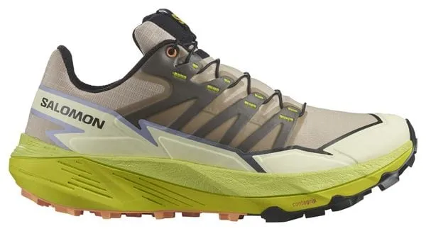 Scarpe da trail running da donna Salomon Thundercross Beige Yellow