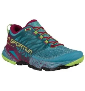 Scarpe da trail/running La Sportiva Akasha II (Topaz/Red Plum) Donna