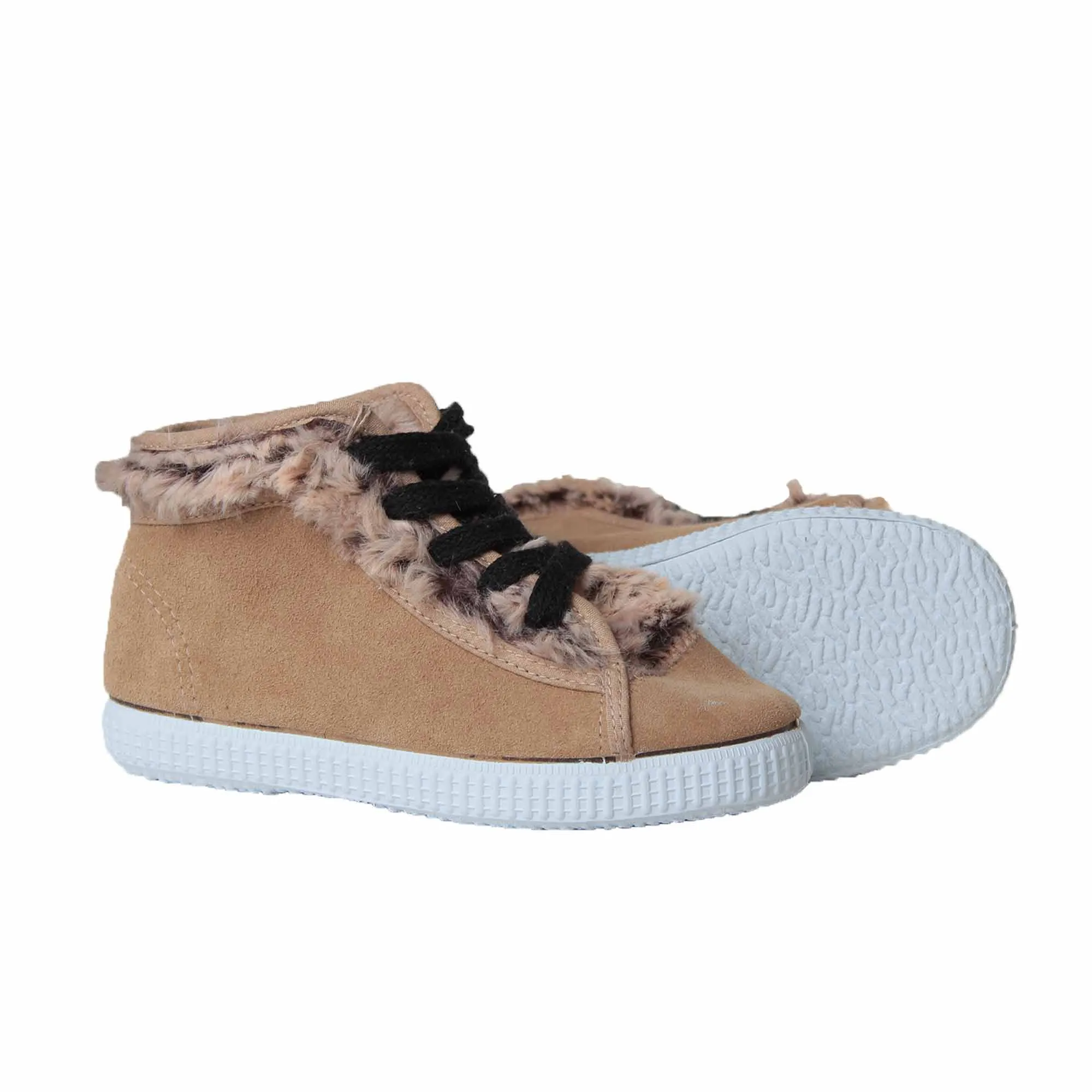 Scarponcino Suede Beige Bambina